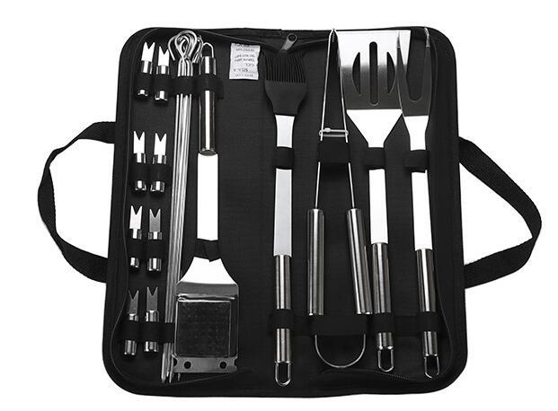 JC-250101DNW-027  10 pieces of bbq barbecue tools outdoor baking utensils