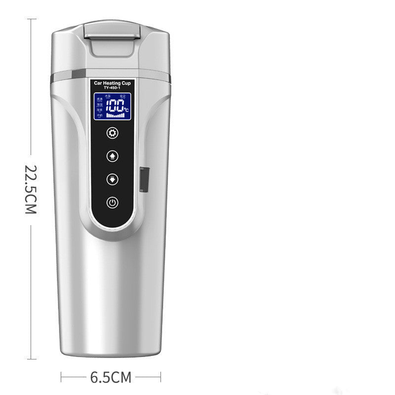 JC-250103DWR-050  Portable Car Bottle Smart Touch Digital Display Insulated Cup Home Traveling Heating Cup Water Bottle