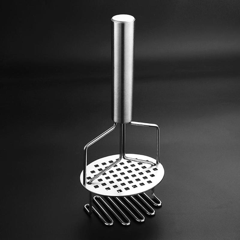 JC-241226KCT-030  Potato Masher Mud Pressure Machine Juice Pusher Stainless Steel Salads Chopper Fruit Vegetable Tools Kitchen Gadgets Crusher