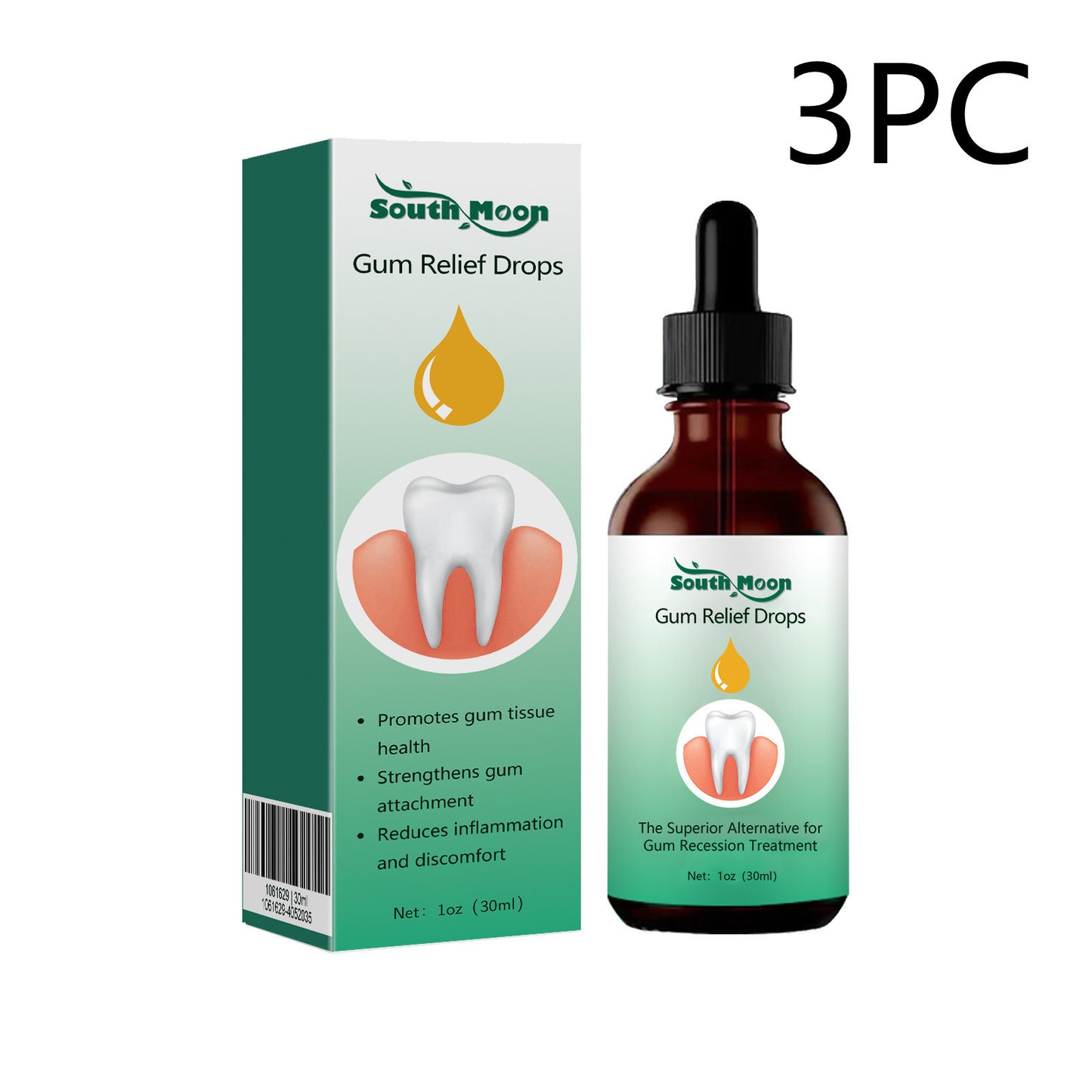 JC-250106ORL-049  Gum Repair Drops Care Gum Relief Periodontal Foaming Oral Cleaning Care Drops