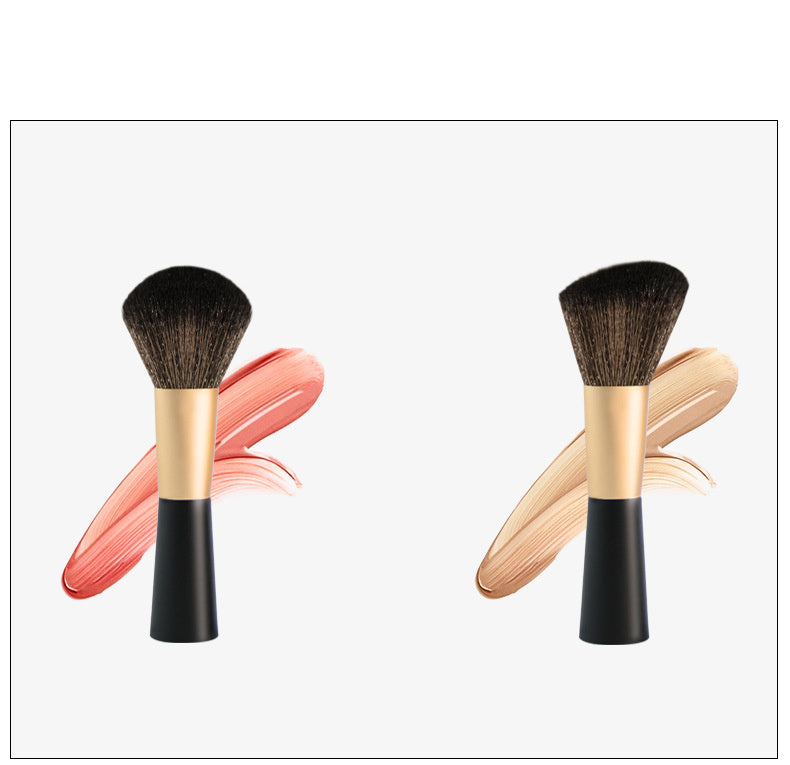 JC-241228BUT-042  Single Short Handle Makeup Brush Foundation Makeup Sweep Makeup Tool