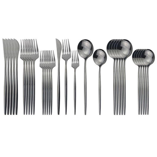 JC-250101DNW-036  Household Stainless Steel Cutlery Cutlery Set