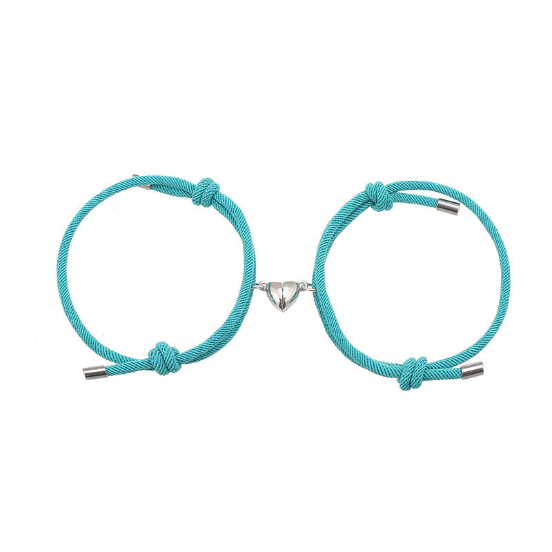 JC-241230BBJ-020  Simple Nylon Love Magnetic Bracelet