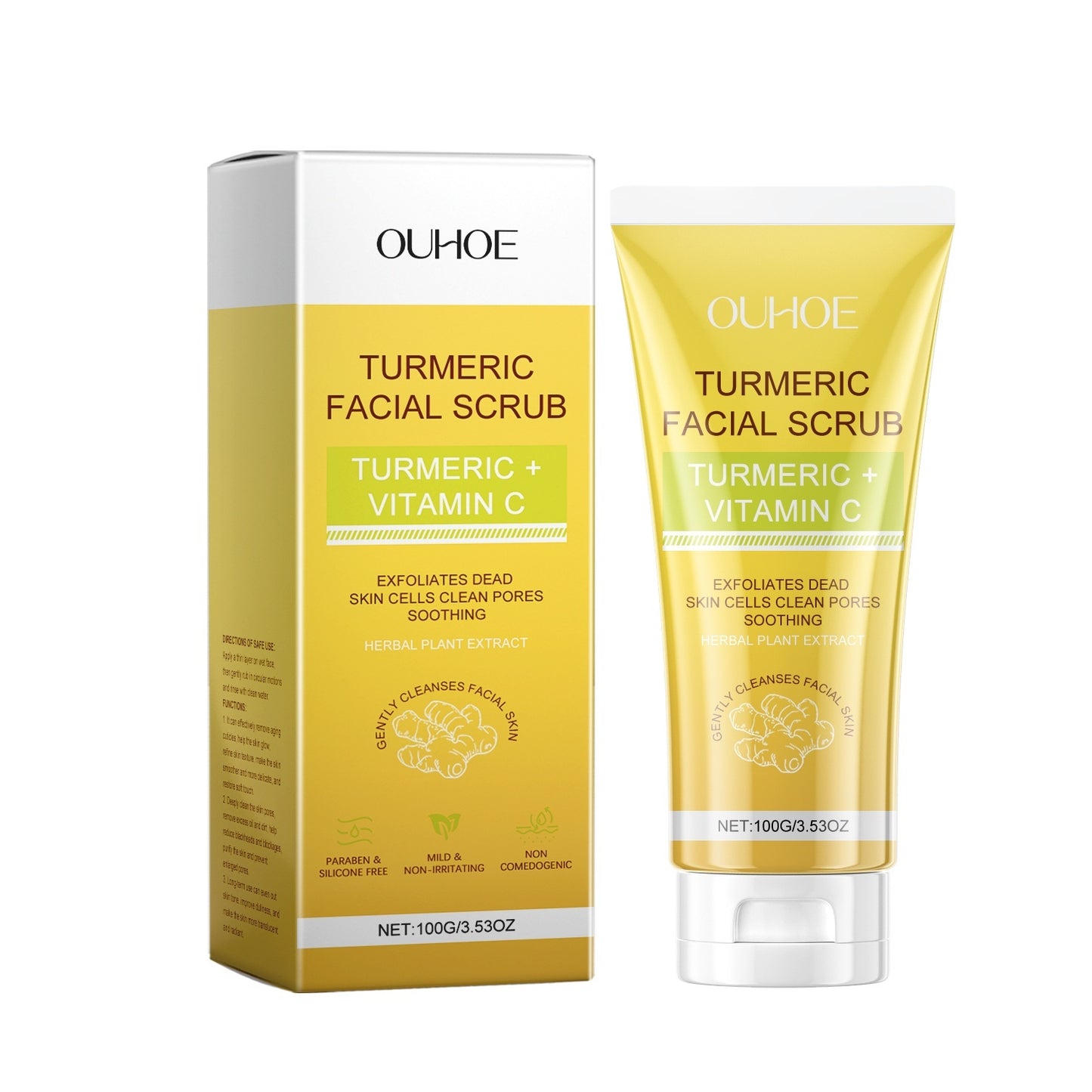 JCM-087MST-24  Turmeric Exfoliating Facial Scrub