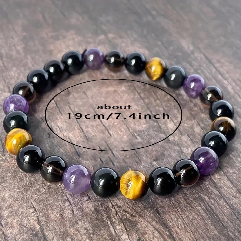 JC-241230BBJ-069  Tigereye Protection Bracelet Men And Women European And American Style