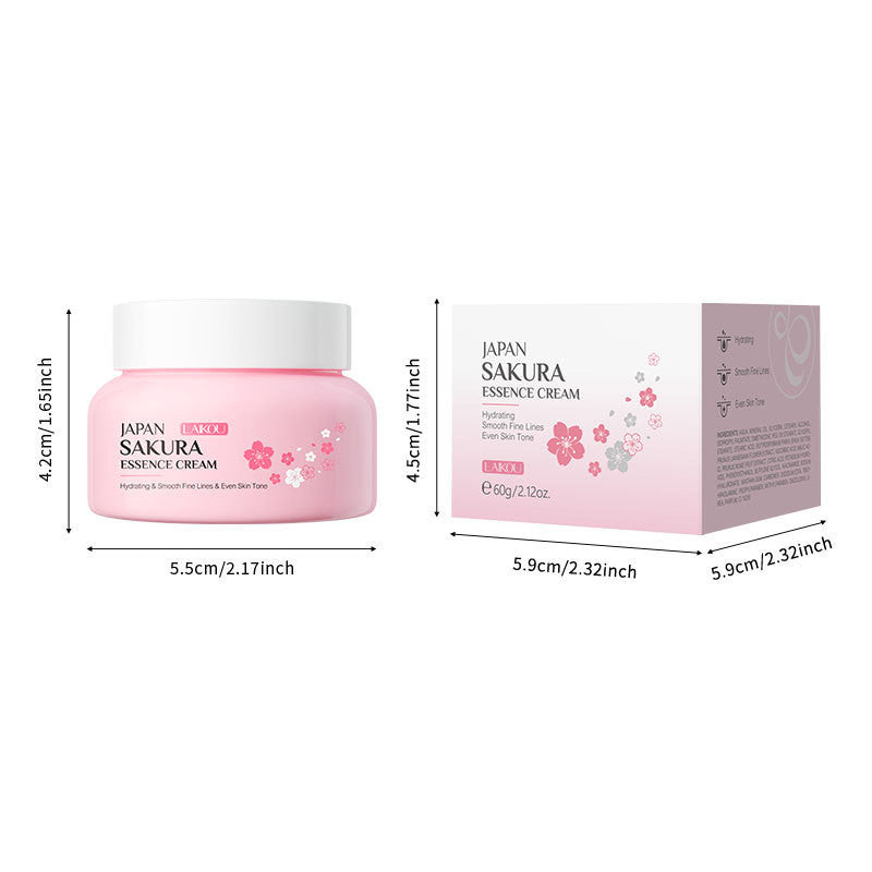 JCM-129CRM-24  Sakura Skin Care Set 4-piece Set Cleansing Eye Cream Face Cream