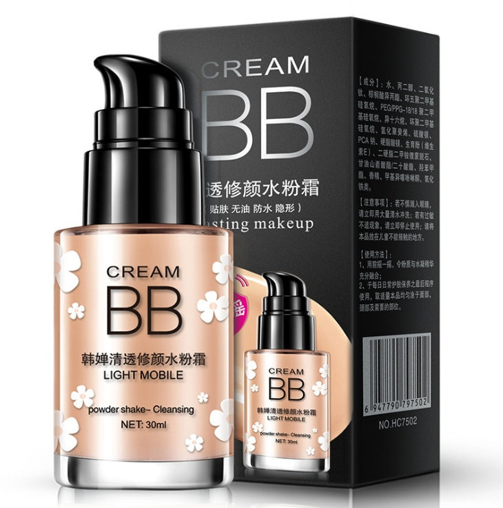 JC-241231MUP-025  Clear and sleek hydrating cream nude makeup BB cream makeup concealer moisturizing BB cream