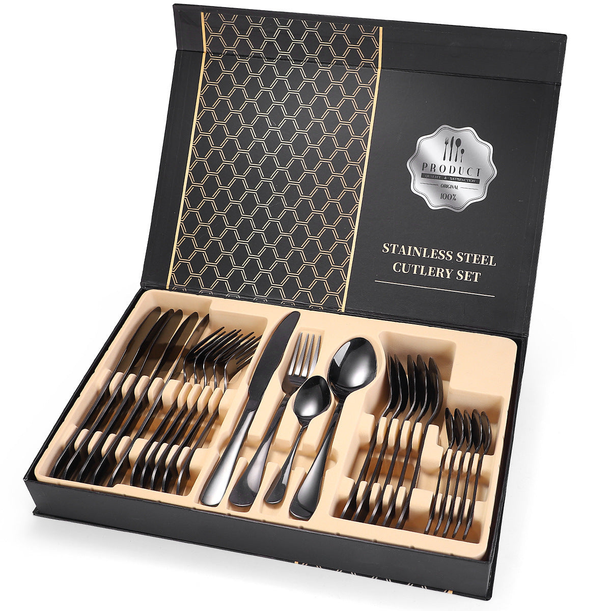 JC-250101DNW-008  24 Pcs Cutlery Set