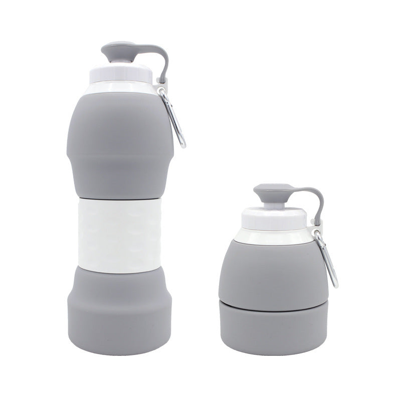 JC-250103DWR-011  Silicone folding water bottle