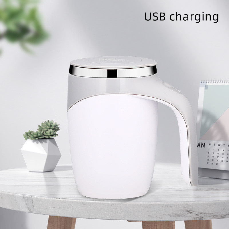 JC-250103DWR-028  Rechargeable Model Automatic Stirring Cup Coffee Cup High Value Electric Stirring Cup Lazy Milkshake Rotating Magnetic Water Cup