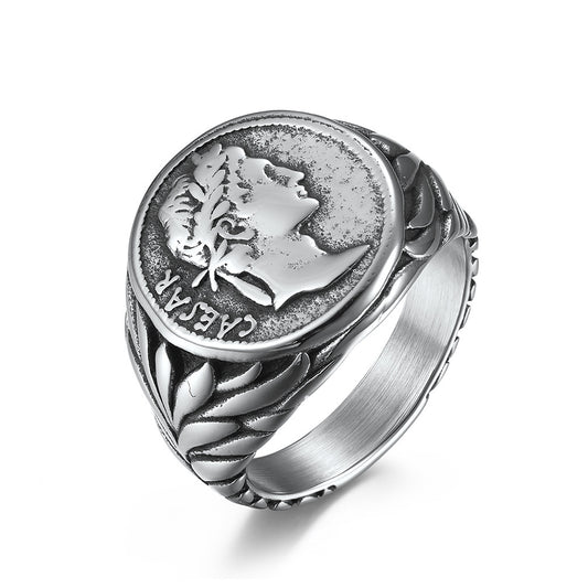 JCR-035RNG-24  European And American Style Stainless Steel Ring