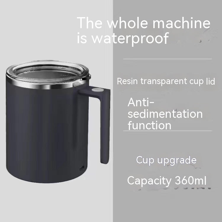 JC-250103DWR-021  Portable Smart Magnetic Automatic Mixing Coffee Cup Rechargeable Rotating Home Office Travel Stirring Cup