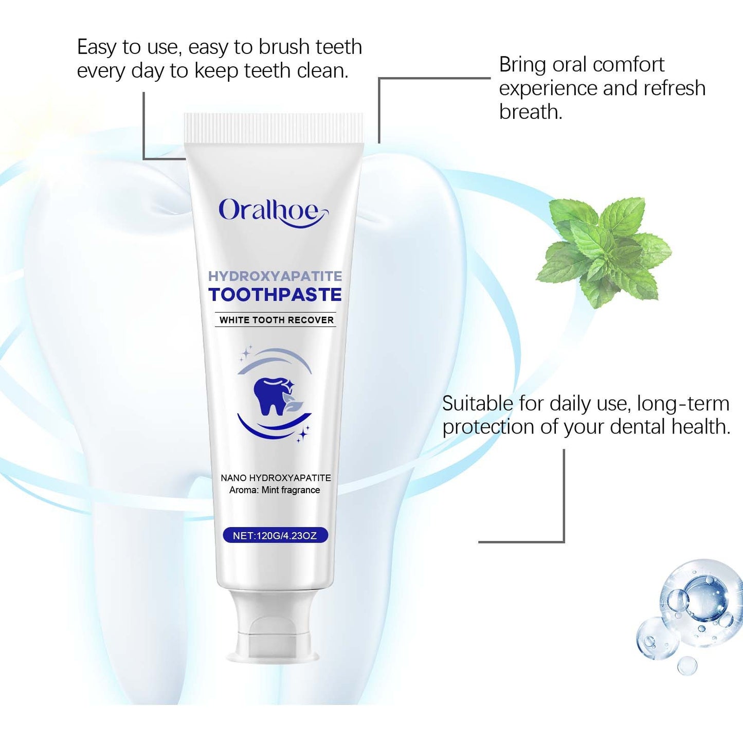 JC-250106ORL-032  Cleaning Teeth Hygiene Care Oral Tooth Care Gloss Beautiful Tooth Toothpaste