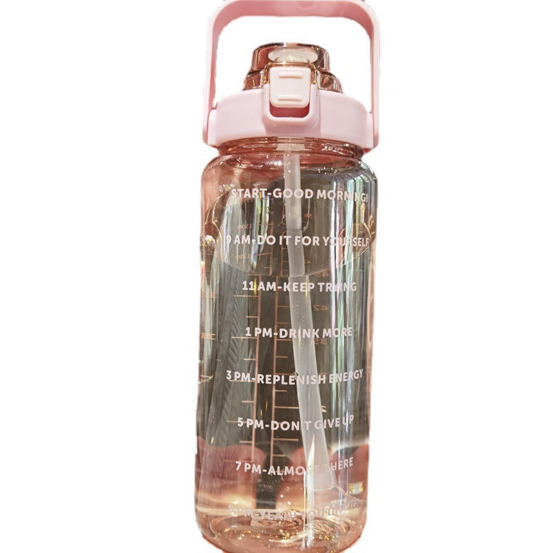 JC-250103DWR-024  Large Plastic Cup Portable Water Bottle