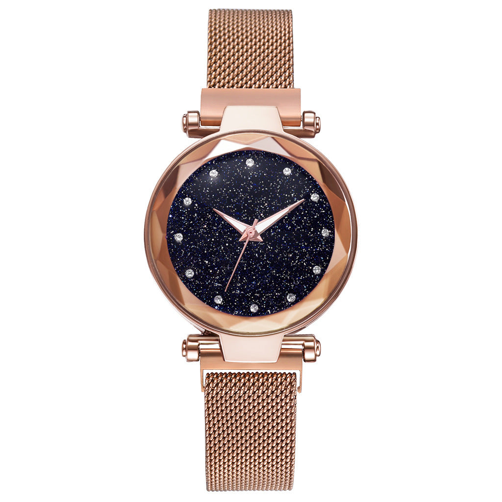 JCFW-093MK-24  Luxury Women Watches Bracelet Set Fashion Elegant Magnet Buckle Ladies Starry Sky Watch Set Relogio