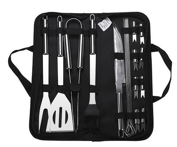 JC-250101DNW-027  10 pieces of bbq barbecue tools outdoor baking utensils