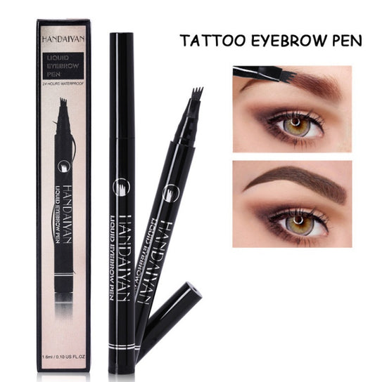 JC-241231MUP-080  Microblading Eyebrow Pencil Waterproof Fork Tip Tattoo Pen Tinted Fine Sketch Eye Brow Pencils Long Lasting Eyebrows