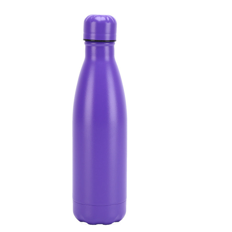 JC-250103DWR-054  Insulated Stainless Steel Water Bottle Mug Rubber Painted Surface Vacuum Flask Coffee Cup Bottle