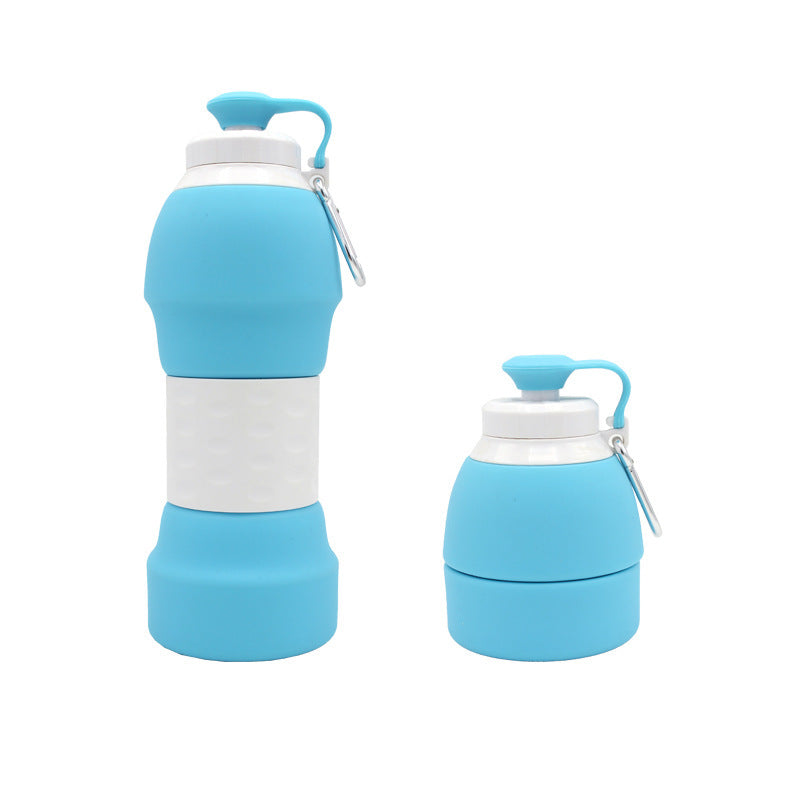 JC-250103DWR-011  Silicone folding water bottle