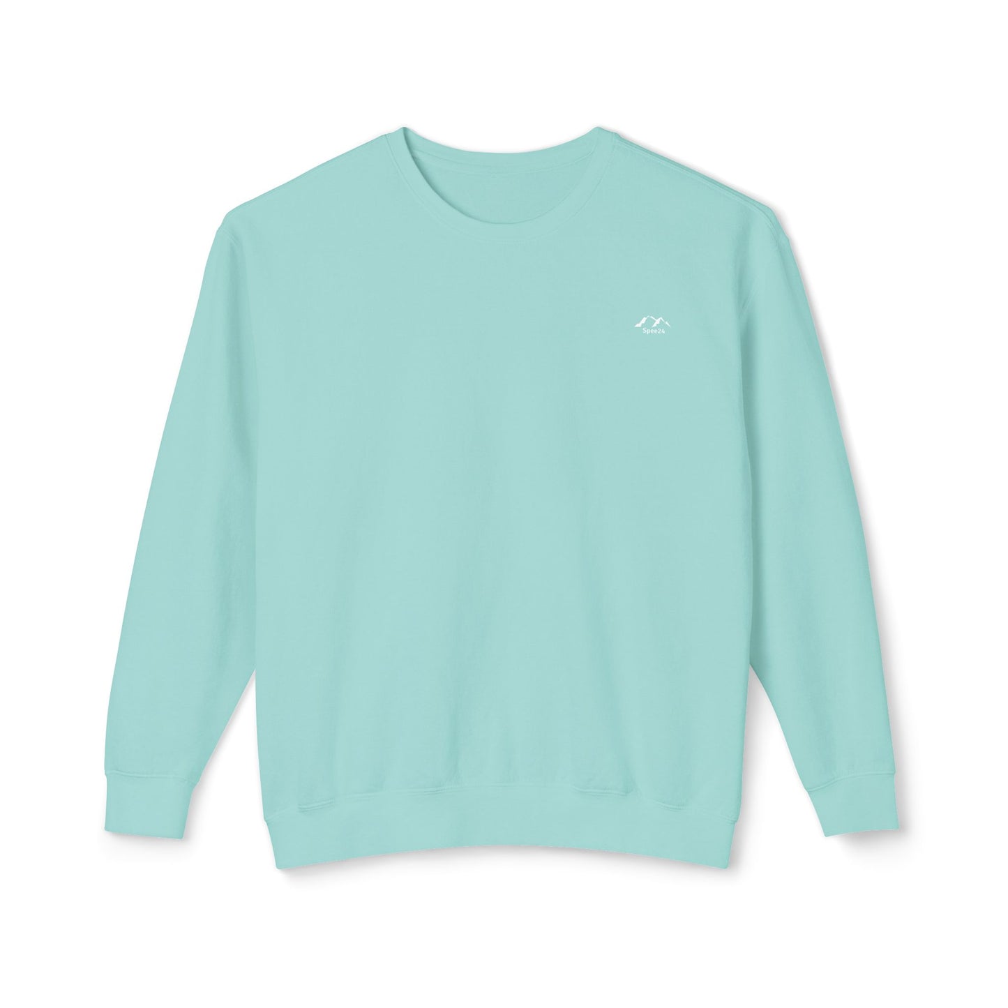 SW-103GRN-24  Unisex Lightweight Crewneck Chalky Mint Color Sweatshirt