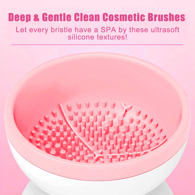 JC-241228BUT-047  Portable USB Makeup Brush Cleaner Machine Electric Cosmetic Brush Cleaning Washing Tools Automatic Clean Makeup Brushes