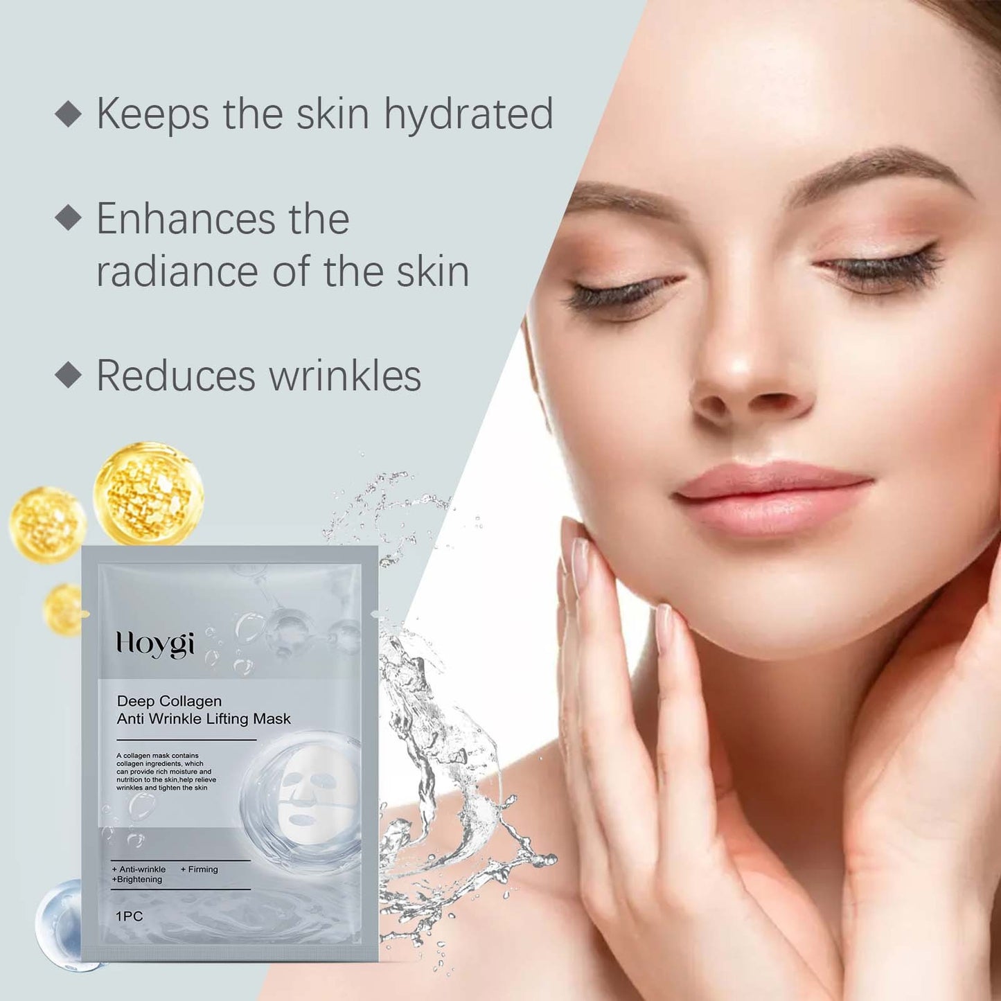 JCM-161MSK-24  Collagen Anti-wrinkle Mask Hydrating