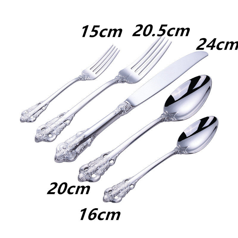 JC-250101DNW-010  Four-piece Stainless Steel Cutlery Spoon