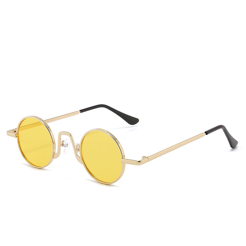 JC-250105MGL-029  Retro Hip Hop Sunglasses Small Frame Round