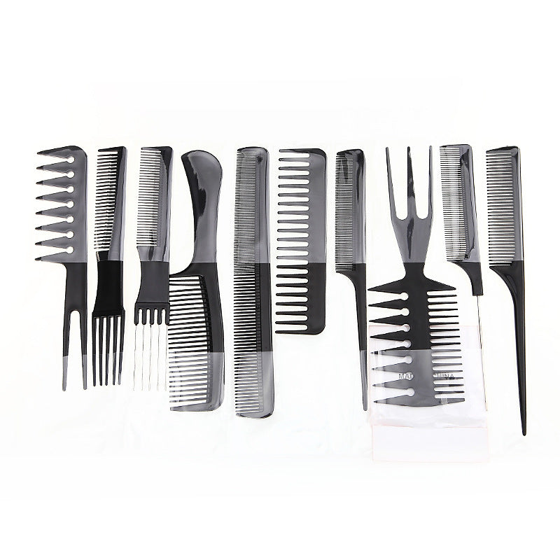 JC-241228BUT-102  10-piece Comb Makeup Comb Hair Tools