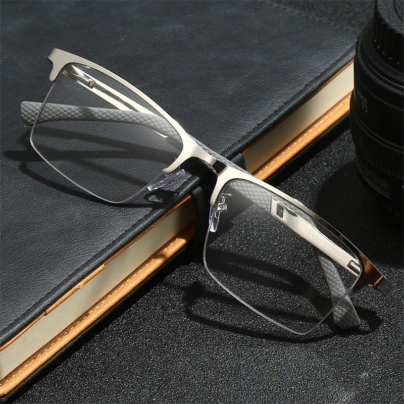 JC-250105MGL-051  Stainless Steel Pupil Distance From Business Men's Presbyopic Glasses