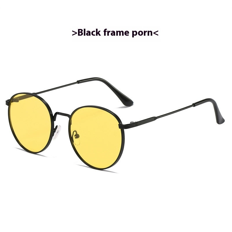 JC-250105MGL-030  Marine Clip Sunglasses Fashion Retro Glasses Men And Women