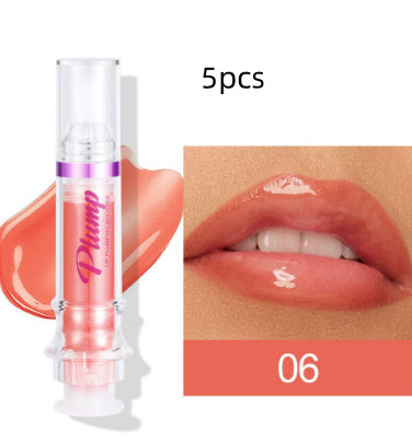 JC-241231MUP-032  New Tube Lip Rich Lip Color Slightly Spicy Lip Honey Lip Glass Mirror Face Lip Mirror Liquid Lipstick