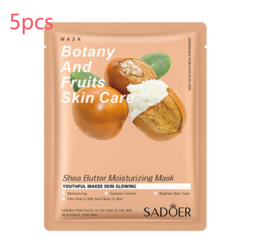 JCM-262MSK-24 SADOER Full English Fruit Plant Mask Hydrating