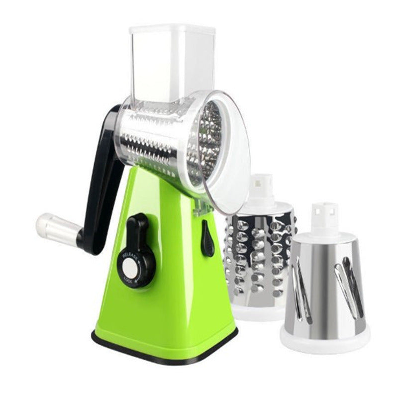 JC-241226KCT-001  Multi-functional Vegetable Cutter Hand Drum Vegetable Cutter Slicer