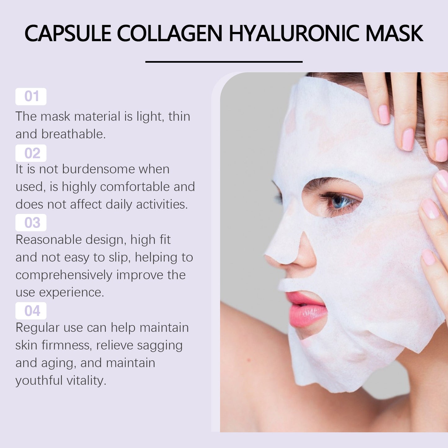 JCM-212MST-24  Collagen Mask Series Hydrating Moisturizing Lifting Facial