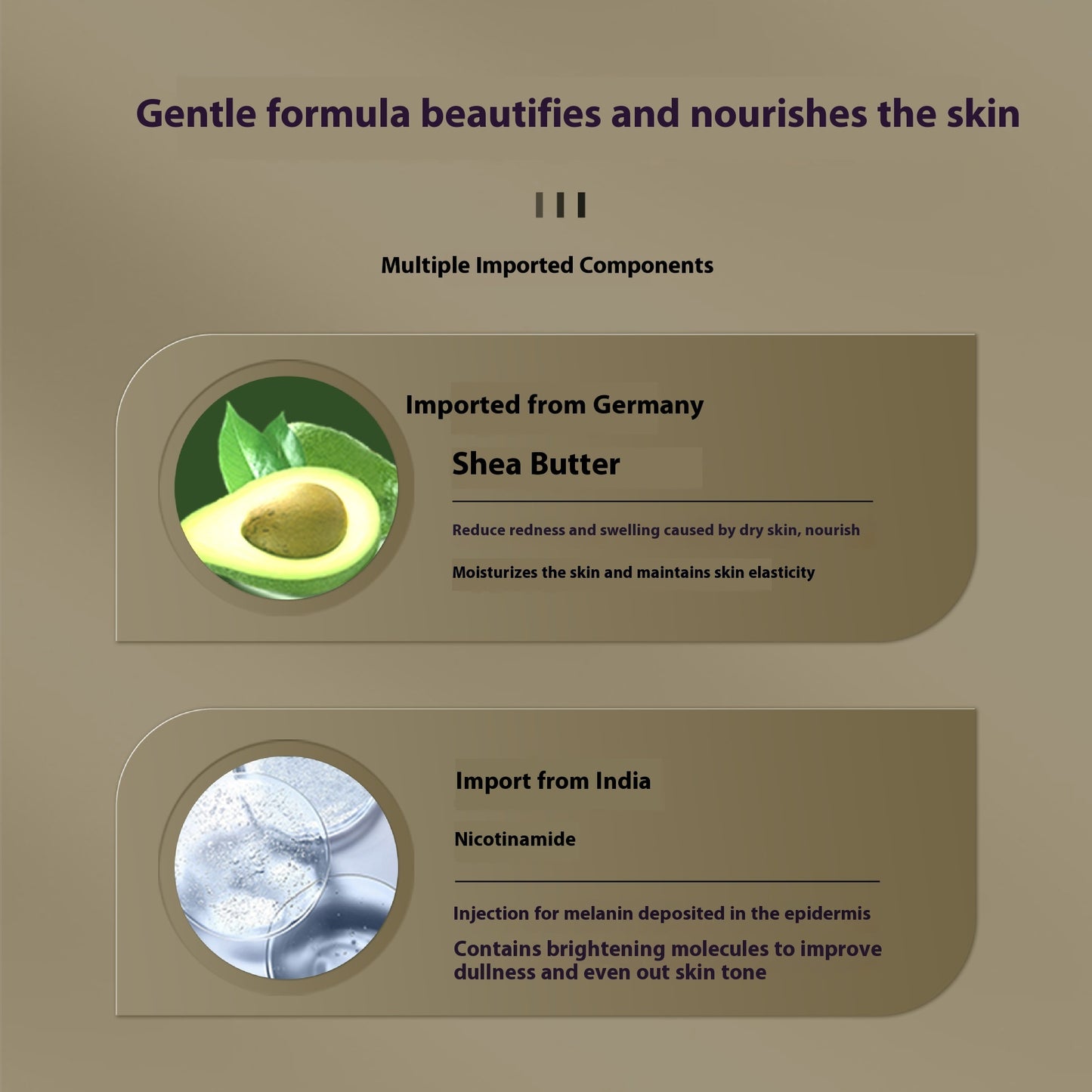 JCM-0105CRM-24  Nicotinamide Care Product Set Brightens Skin Color