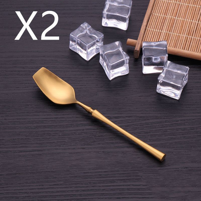 JC-250101DNW-010  Four-piece Stainless Steel Cutlery Spoon