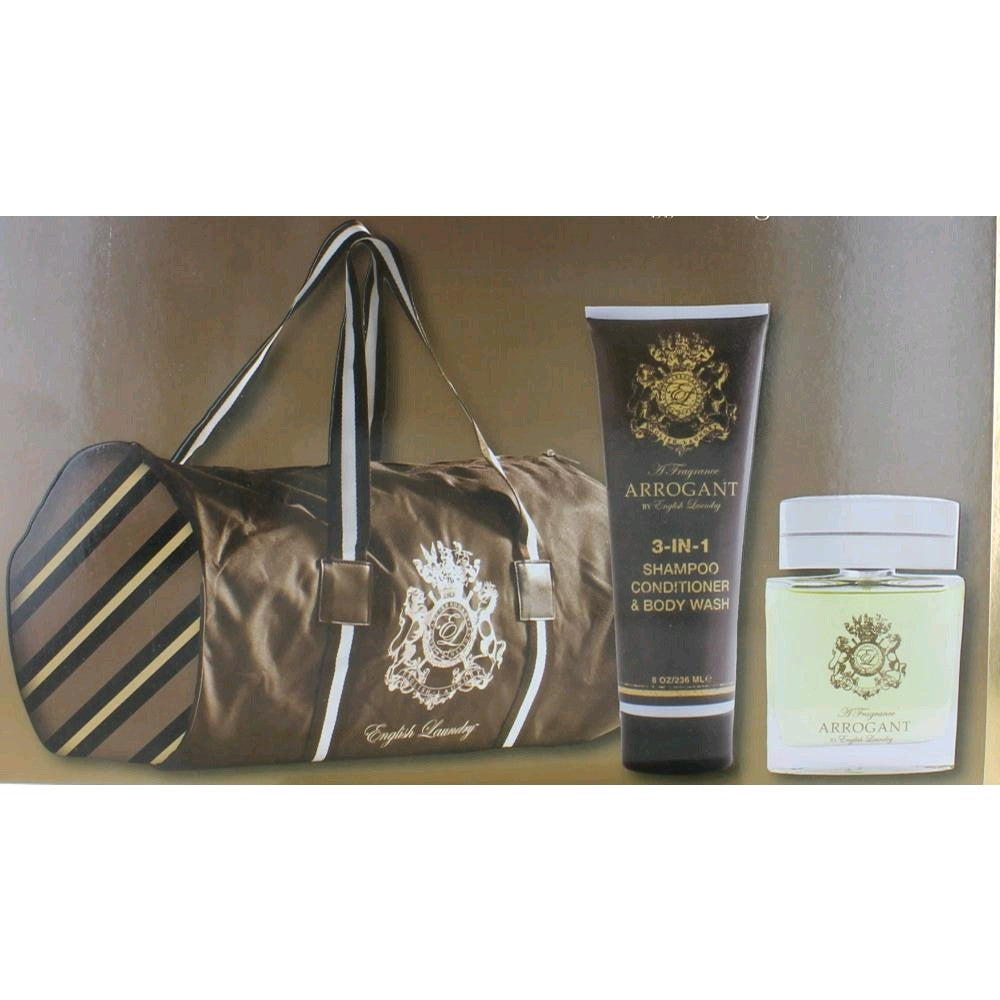 Arrogant by English Laundry, 3 Piece Gift Set for Men with Bag