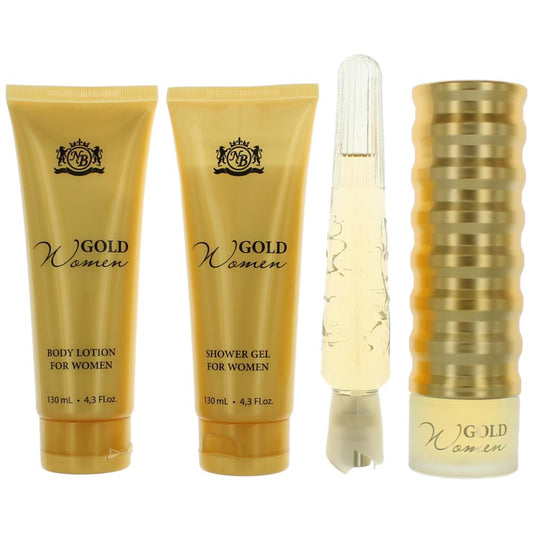 Gold by New Brand, 4 Piece Gift Set for Women