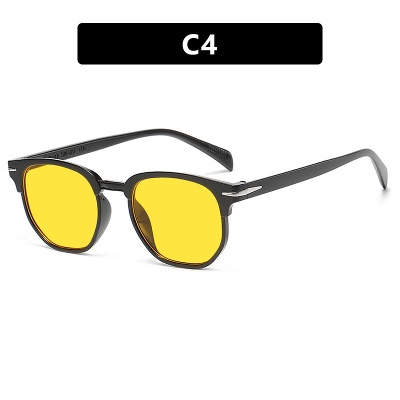 JC-250105MGL-022  Fashion Men's Irregular Personality Vintage Sunglasses