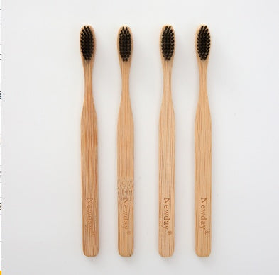 JC-250106ORL-060  Natural Pure Bamboo Toothbrush Portable Soft HairEco Friendly Brushes Oral Cleaning Care Tools