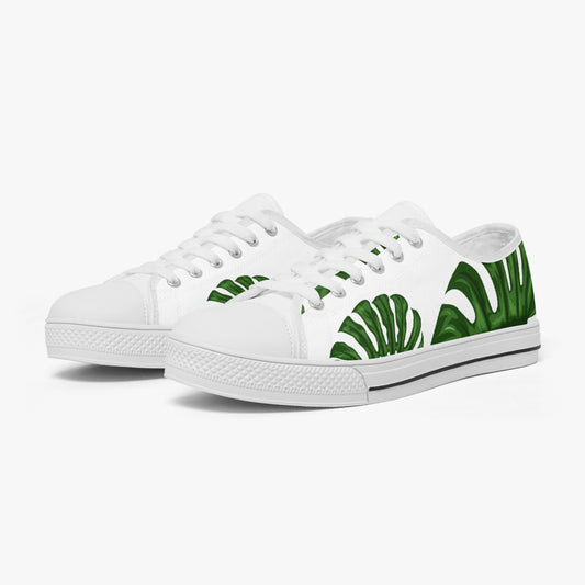 SHO-015W-24 Classic Low-Top Canvas Shoes - White