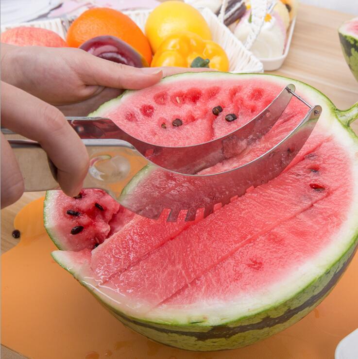 JC-241226KCT-019  Stainless Steel Cutter For Watermelon Hami Melon Pitaya Pawpaw