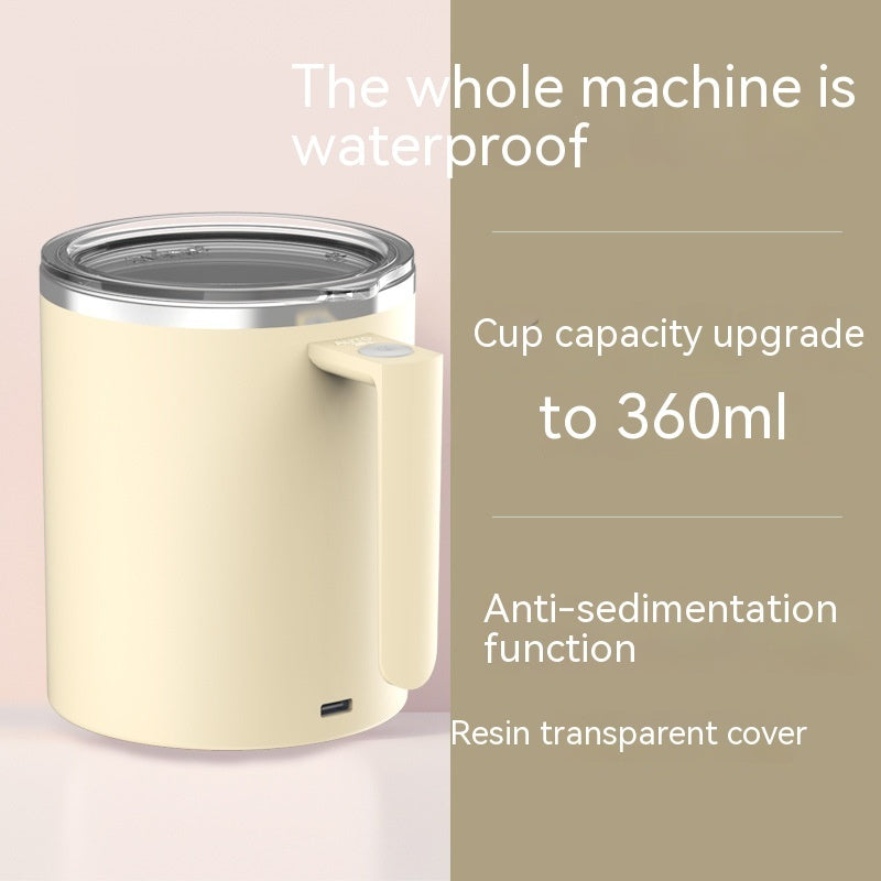 JC-250103DWR-021  Portable Smart Magnetic Automatic Mixing Coffee Cup Rechargeable Rotating Home Office Travel Stirring Cup