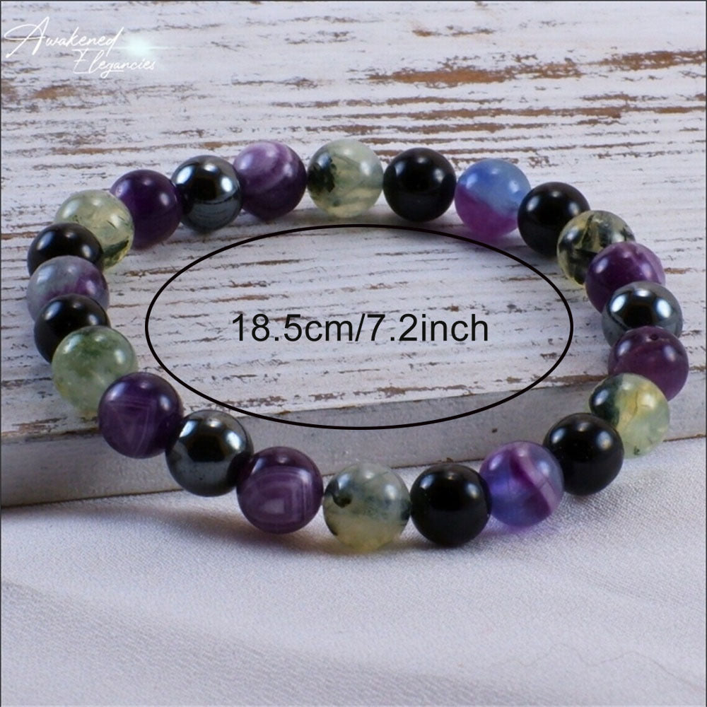 JC-241230BBJ-075  Rock Dark Style Natural Stone Bracelet