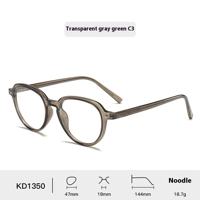 JC-250105MGL-009  Men's With Degrees Tr90 Core Insert Myopia High Sense Glasses