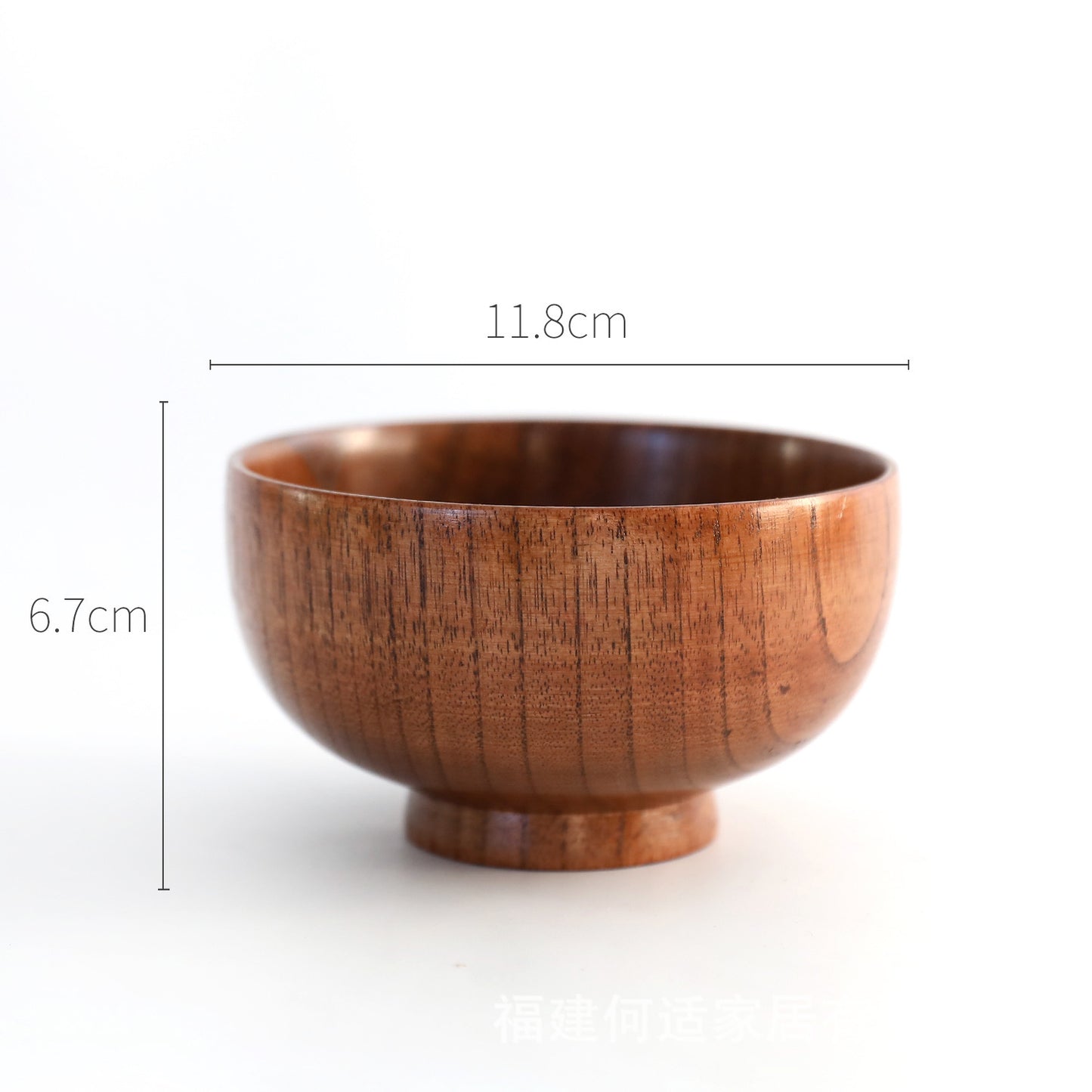 JC-250101DNW-001  Wooden Bowl Japanese Style Wood Rice Soup Bowl Salad Bowl Food Container Large Small Bowl for Kids Tableware Wooden Utensils