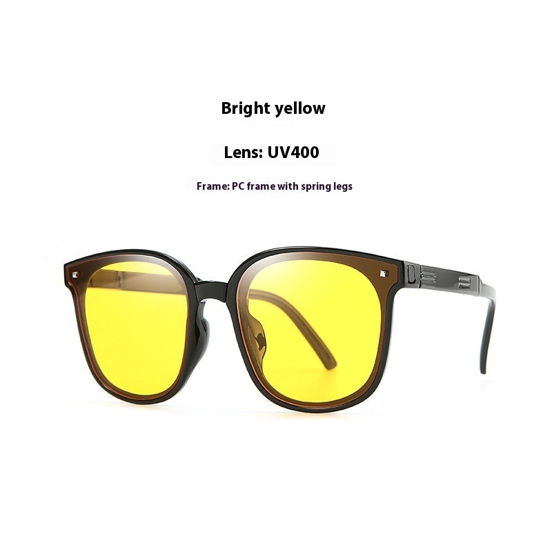 JC-250105MGL-014  Fashion Light Sun Protection Folding Glasses For Driving