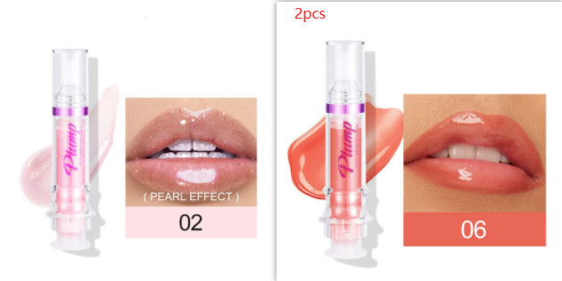 JC-241231MUP-032  New Tube Lip Rich Lip Color Slightly Spicy Lip Honey Lip Glass Mirror Face Lip Mirror Liquid Lipstick