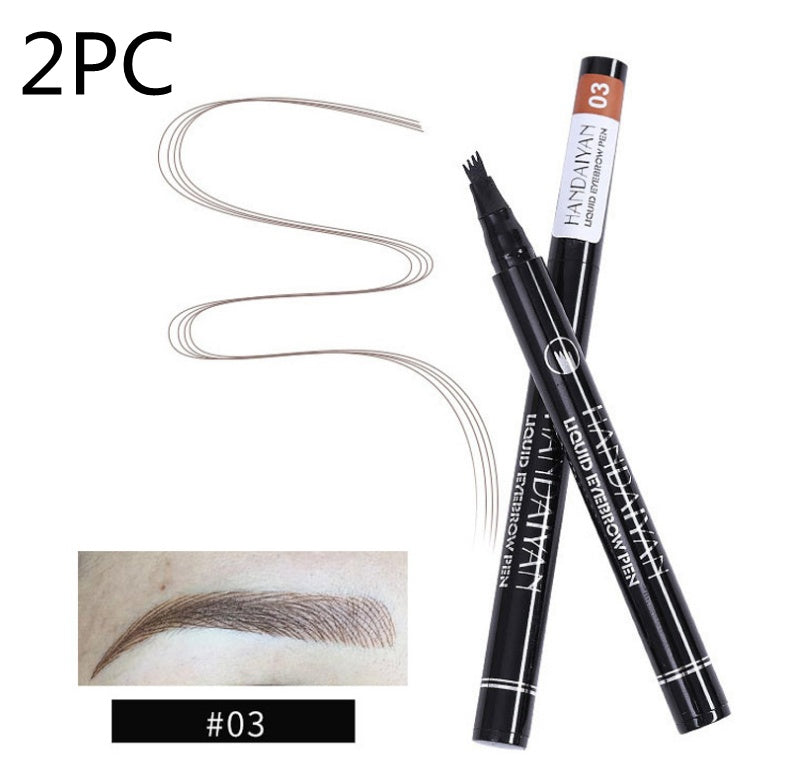 JC-241231MUP-080  Microblading Eyebrow Pencil Waterproof Fork Tip Tattoo Pen Tinted Fine Sketch Eye Brow Pencils Long Lasting Eyebrows